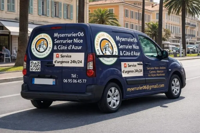 Camionnette NASWORK SERVICES - serrurier à Nice
